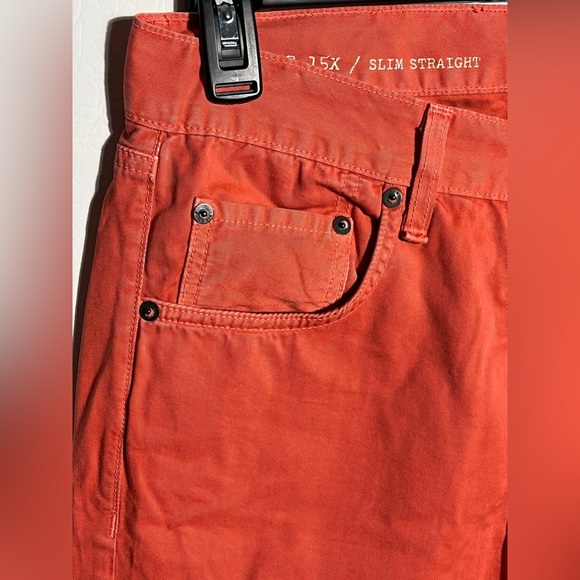 Rag and Bone RB 15X Slim Straight Coral Tailored Workwear Jeans 31 - Picture 3 of 12